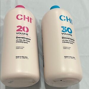 CHI Developer 20 Volume Pink & 30 Volume Blue